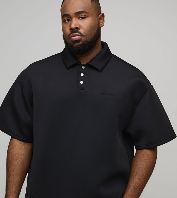 تيشيرت بولو اوفرسايز سكوبا للمقاسات الكبيرة