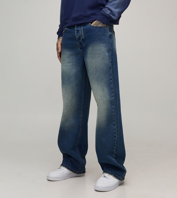 Tall Tinted Washed Relaxed Fit Jeans