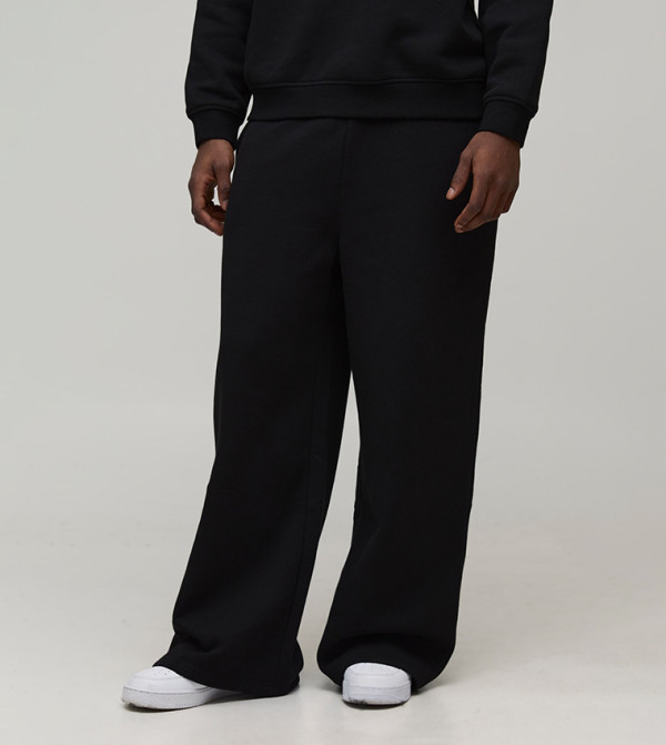 Solid Extreme Wide Leg Sweatpants