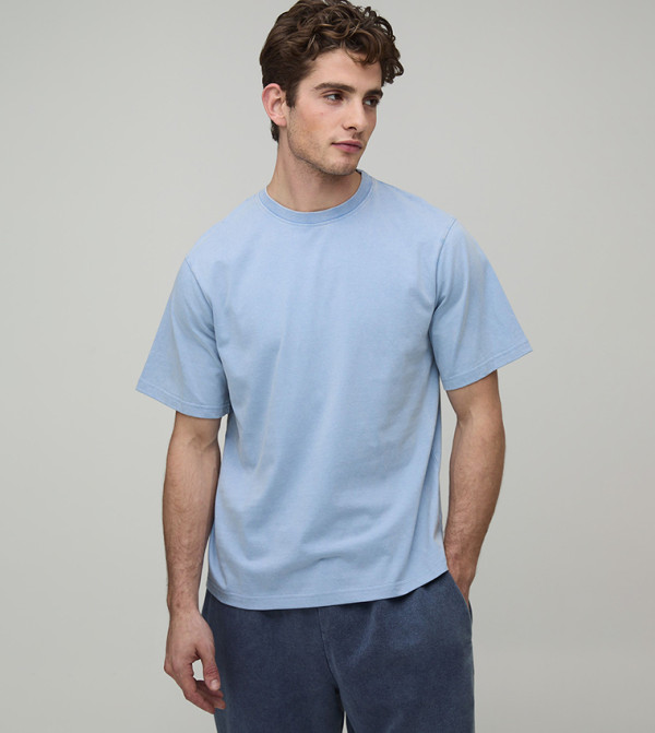 Essential Washed Boxy Fit Heavyweight T-Shirt