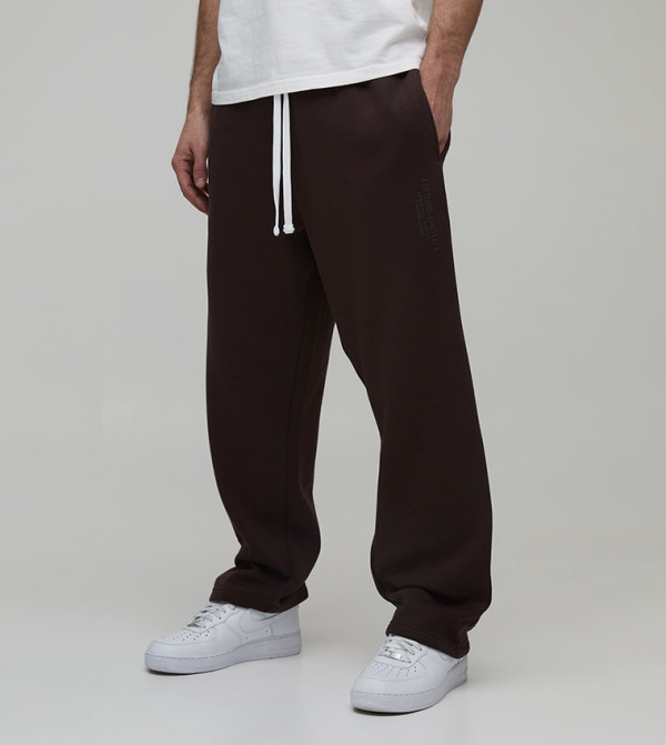 High Build Printed Baggy Fit Sweatpants