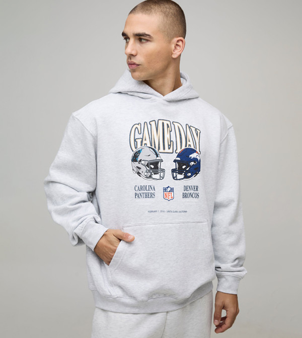 هودي واسع بطبعة 