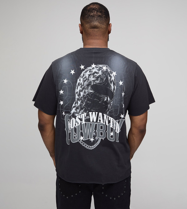 Plus & Tall Washed Most Wanted Printed T-Shirt