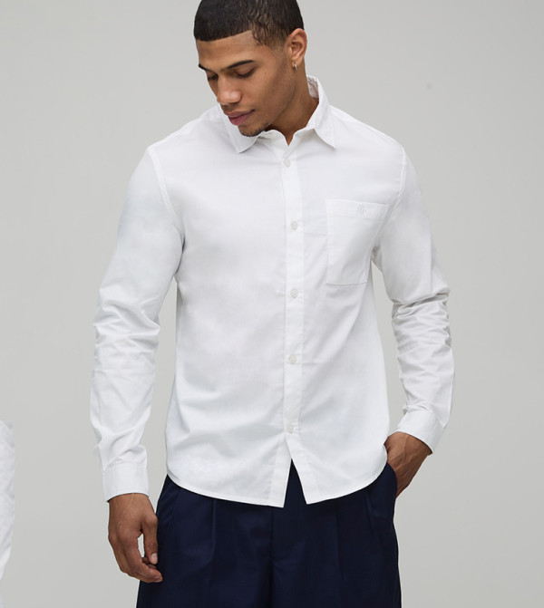 Regular Fit Long Sleeves Cotton Shirt