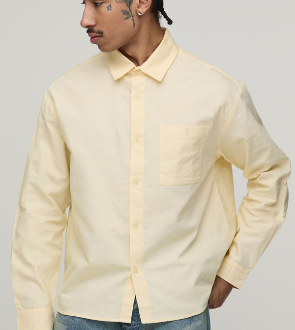 Long Sleeves Oversized Oxford Shirt