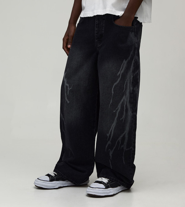 Lightning Laser Baggy Fit Jeans