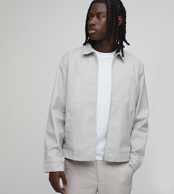 Tailored Regular Fit Collared Jacket