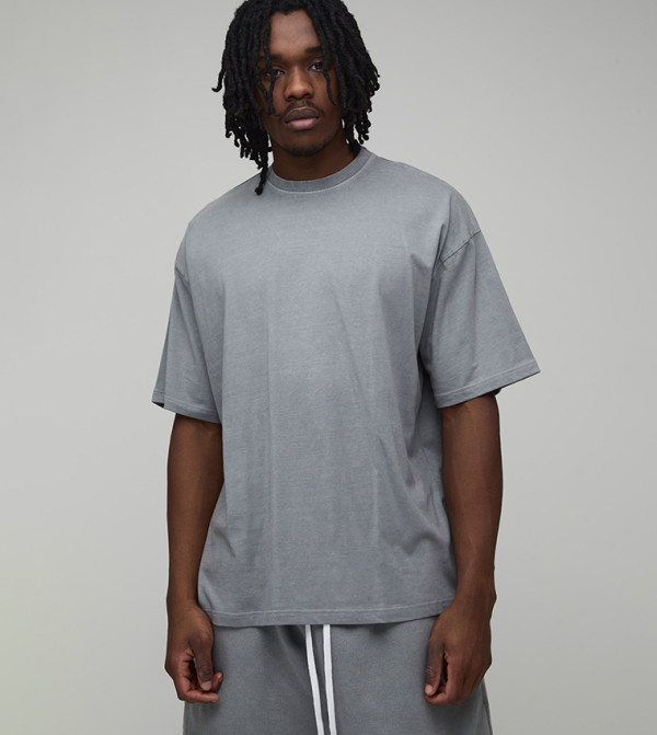 Tall Essential Washed Heavyweight Oversized T-Shirt