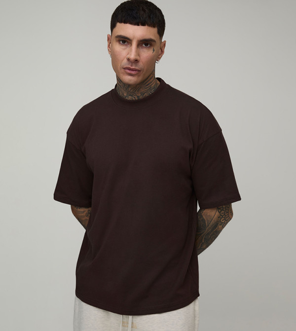 Tall Extended Neck Oversized T-Shirt