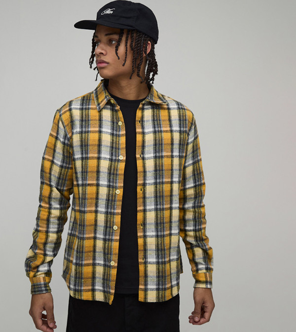 Regular Fit Brushed Check Shirt