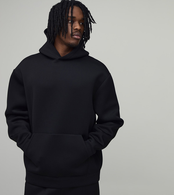 Tall Bonded Scuba Oversized Hoodie