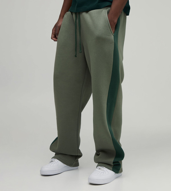 Tall Panelled Straight Fit Sweatpants