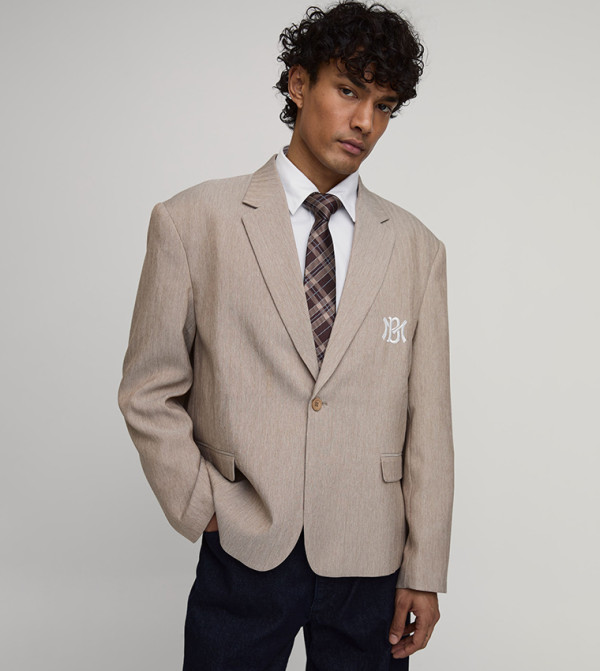 بليزر أوفرسايز مطرز