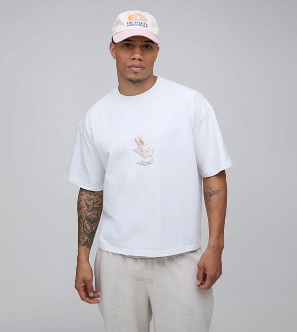 Mini Deck Chair Printed Oversized T-Shirt