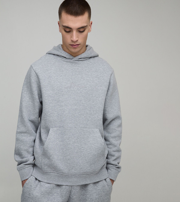 Bm Signature Regular Fit Over The Head Hoodie