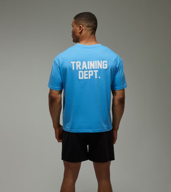 Printed Short Sleeves Oversized Active T-Shirt