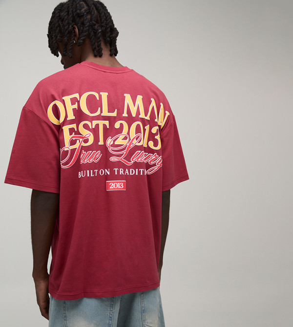 Official Luxury Pocket Oversized T-Shirt