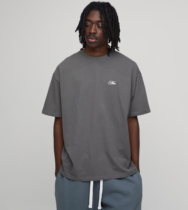 Chateau Print Oversized T-Shirt