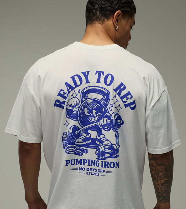 Active Gym Ready To Rep Oversized T-Shirt