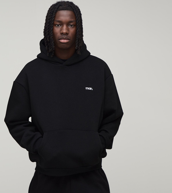 Embroidered Oversized Hoodie