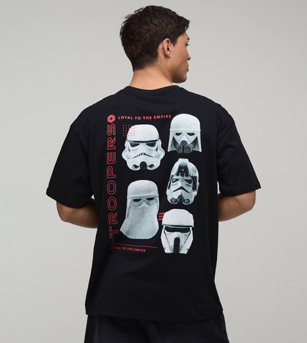 Mandalorian Stormtroopers License Print Oversized T-Shirt