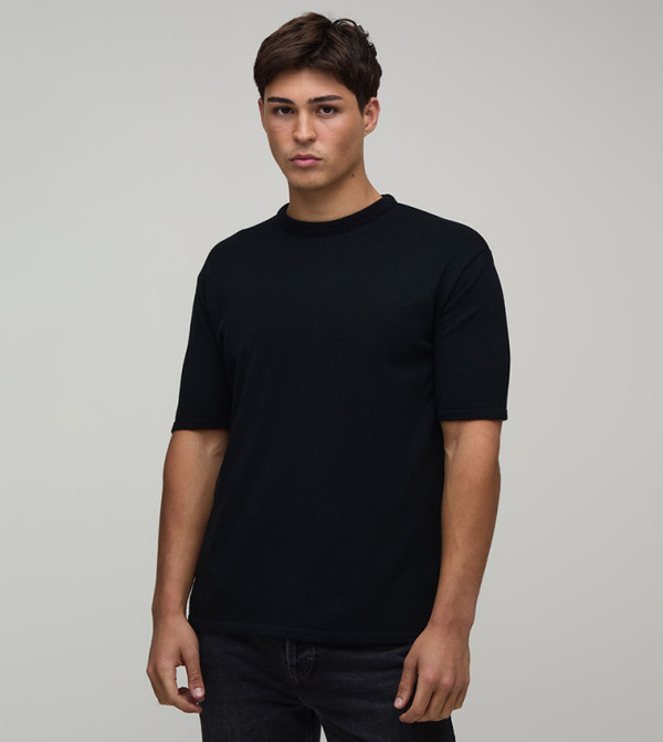 Short Sleeves Soft Touch Knitted T-Shirt