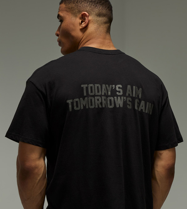 Today's Aim Tomorrow's Gain Oversized T-Shirt