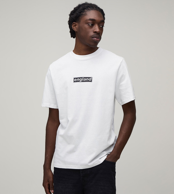 England Chest Print T-Shirt