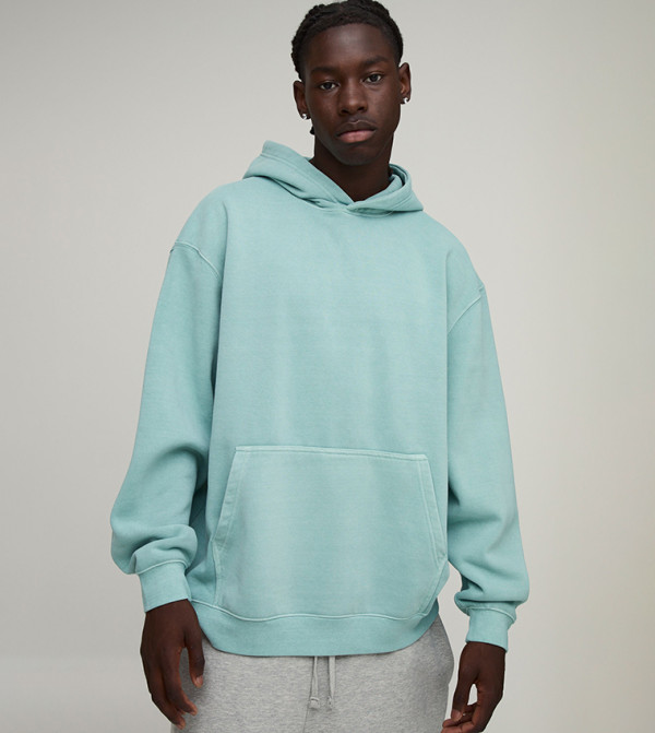 Over The Head Washed Oversized Hoodie