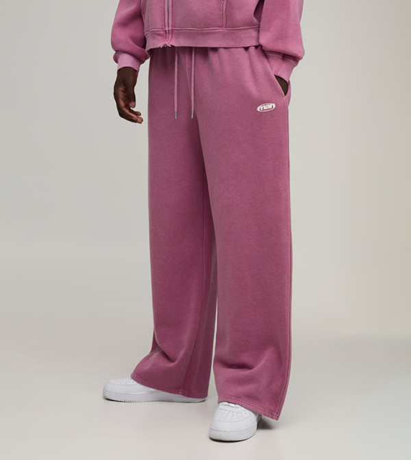 Washed Wide Leg Sweatpants