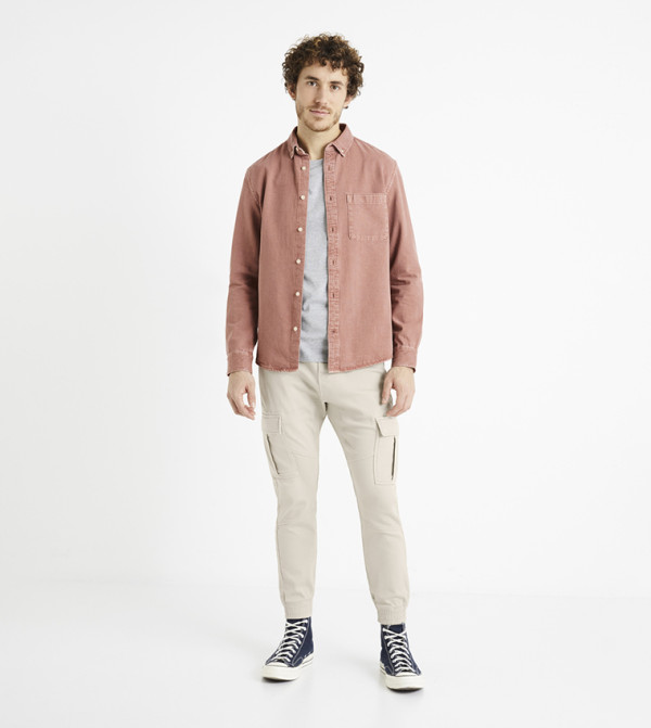 بنطال كارجو بخصر عالي