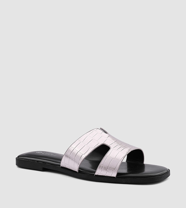 Textured Flat Sandals