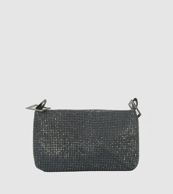 Stone Embellished Clutch Bag