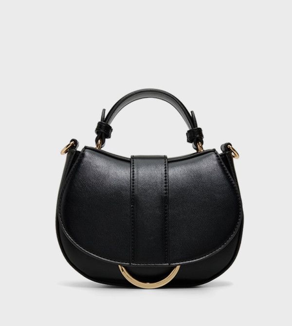 DARLEYY Textured Flap Top Handle Bag