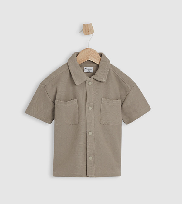 Double Pocket Short Sleeves Shirt