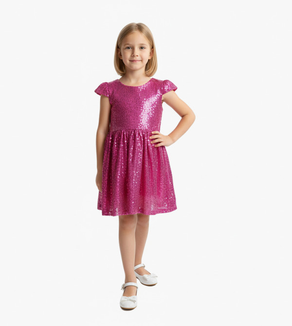 Beads Glitter Midi Dress