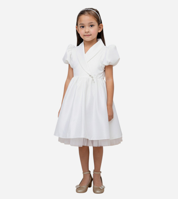 Modern Lady Puff Sleeves Party Dress 