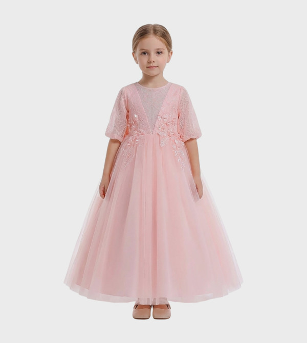 Julietta Lace Detail Party Gown