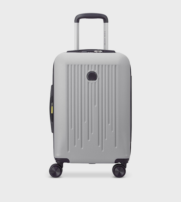 CHRISTINE Hardside Expendable Double Wheel Cabin Trolley Bag, 55cm