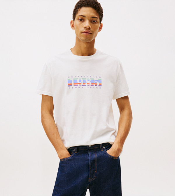 1985 Print Short Sleeves T-Shirt