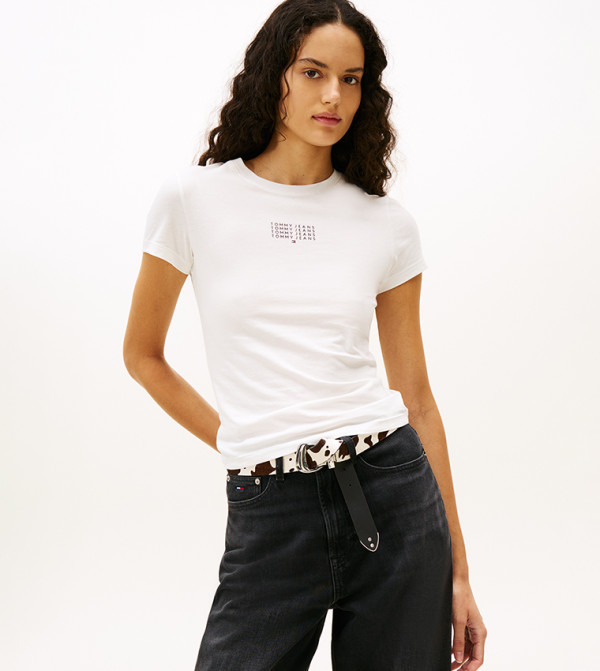 تيشيرت بقبة مستديرة 