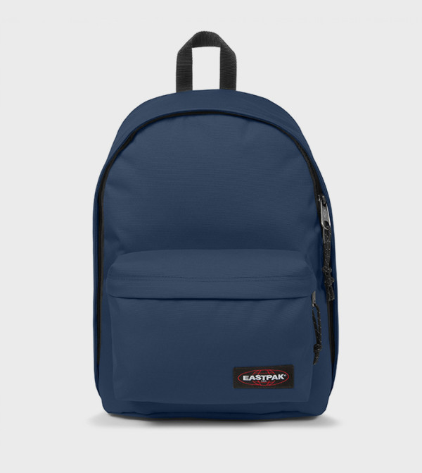 Logo Label Zippered Backpack