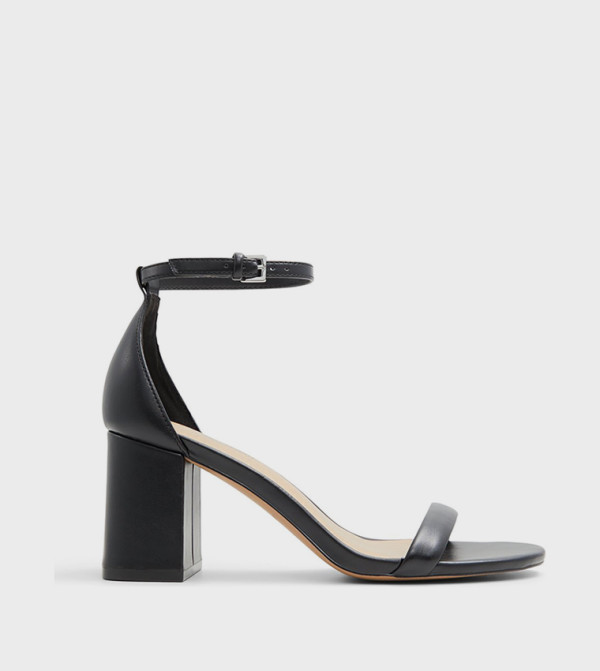 ELIANAA Ankle Strap  Block Heel Sandals