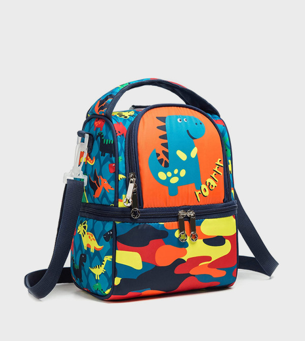 Dinosaur Printed Lunch and Picnic Bag