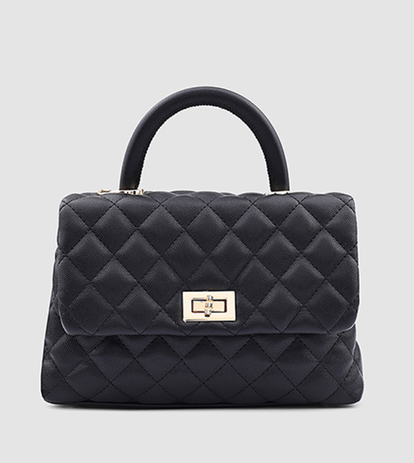 Quilted Top Handle Bag