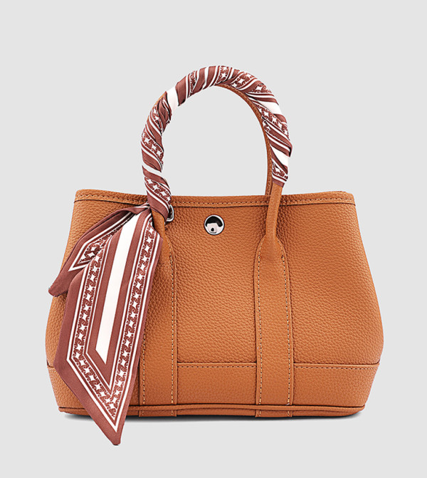 Textured Top Handle Bag