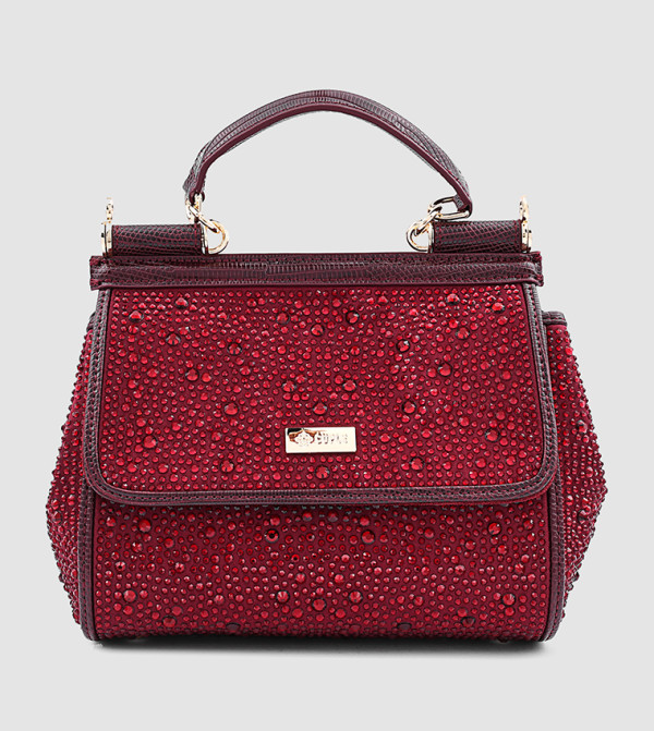 Embellished Satchel Bag