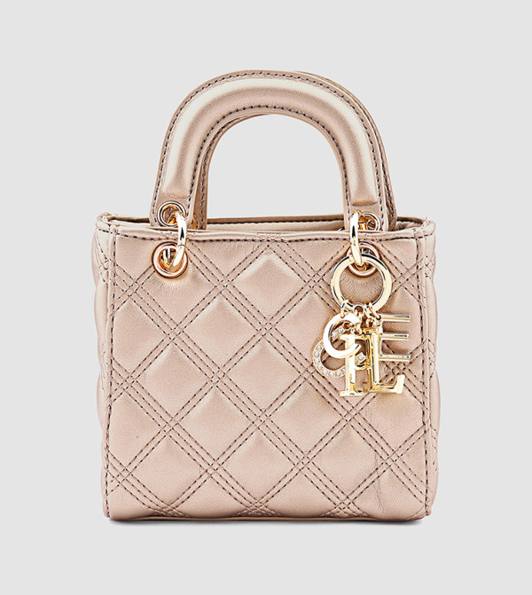 Quilted Top Handle Bag