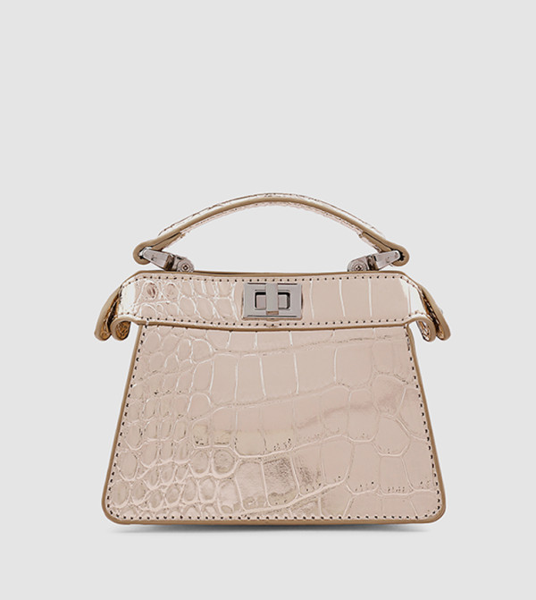 Textured Top Handle Bag