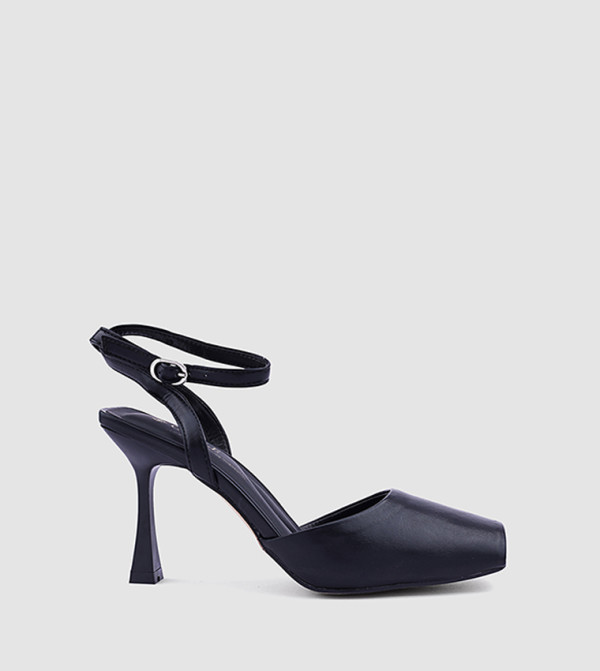 Ankle Strap Peep Toe Pumps